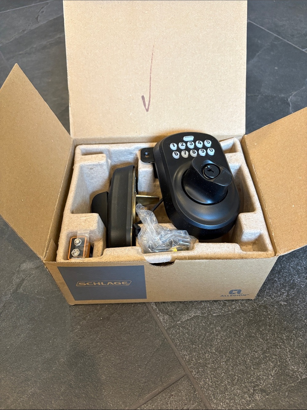 Schlage Keypad Deadbolt Lock - Black